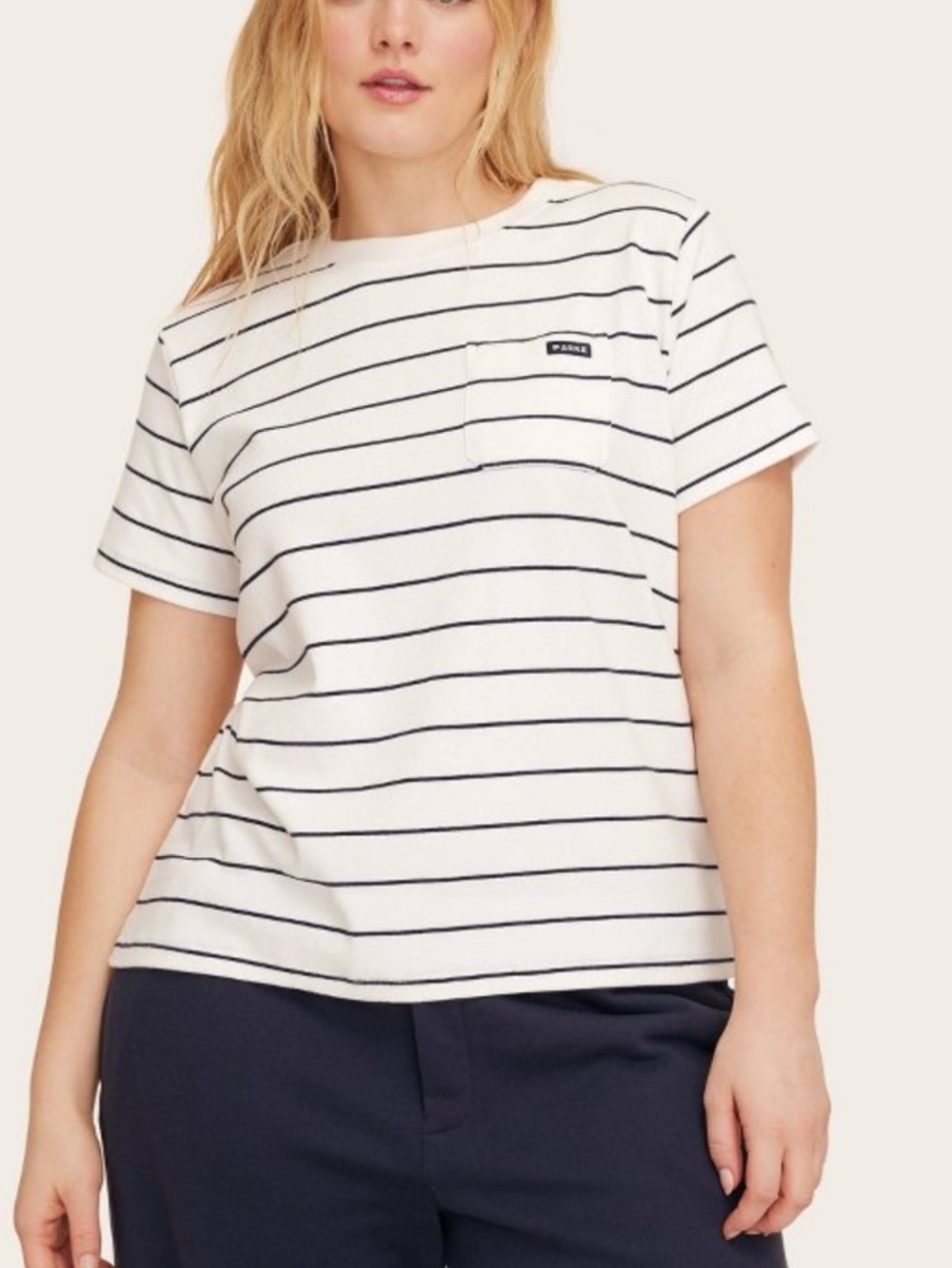 Parke x Target Short Sleeve Striped T-Shirt Medium